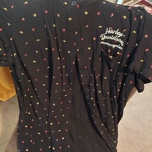 Harley Davidson button up